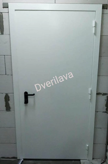 Однопольная противопожарная дверь белая